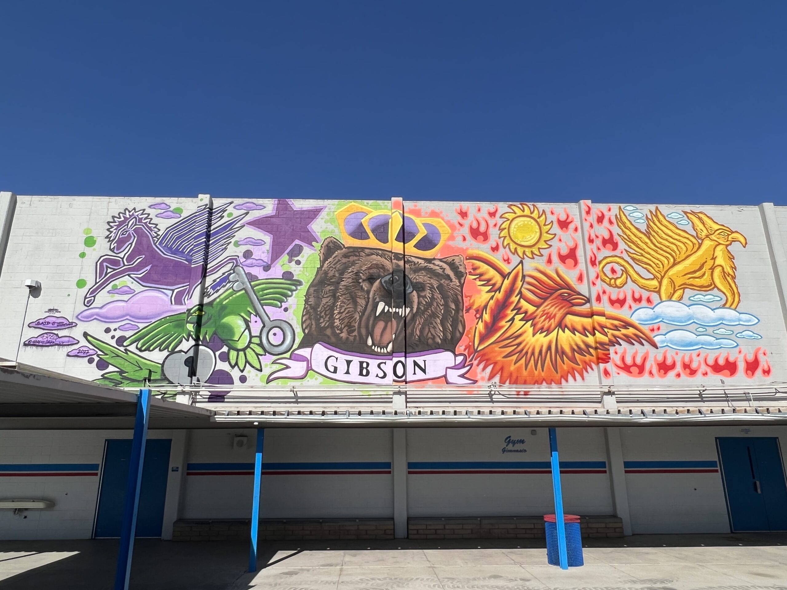 Robert O. Gibson Middle School - Graffiti Park Las Vegas
